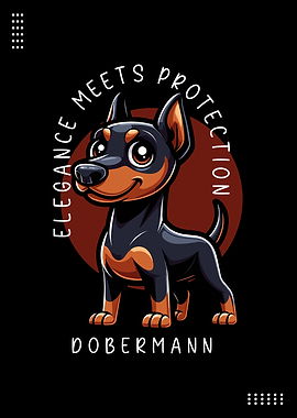 Doberman Pinscher Illustration