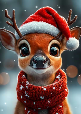Cute Christmas Reindeer