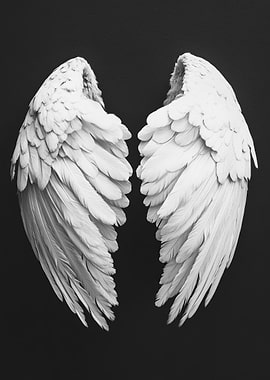White Angel Wings