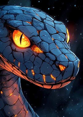 Fiery Snake Eye Animal