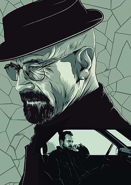 Walter White Breaking Bad Art
