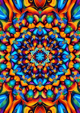 Abstract Mandala Art