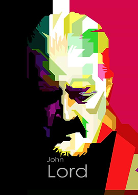 John Lord Pop Art Portrait