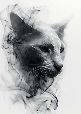 Cat in Smoke