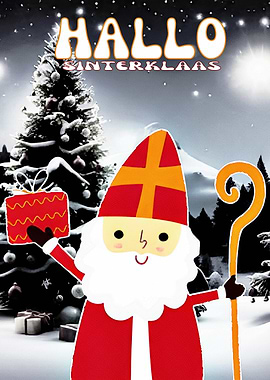 Sinterklaas Greeting Card