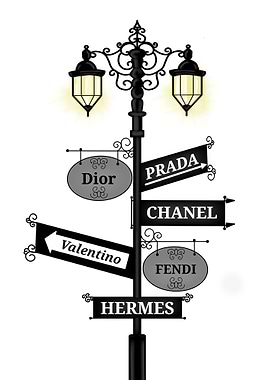 Luxury Brand Street Sign