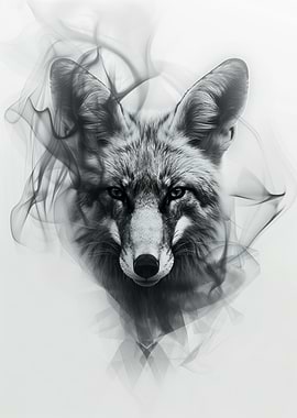 Wolf in Smoke