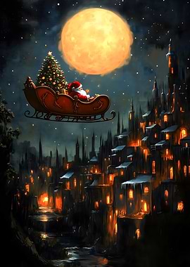 Santa's Christmas Flight Christmas