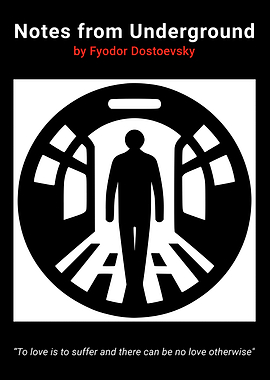 Notes from Underground Minimalist Book Cover