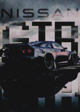 Nissan GT-R Poster