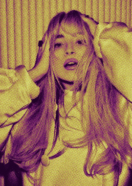 Woman in Pop Art Style