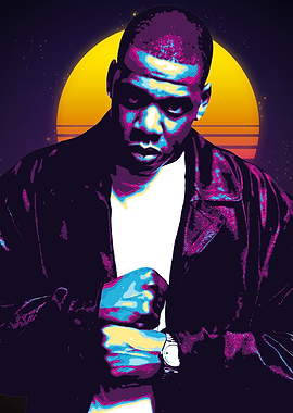 Jay-Z Retro 80s