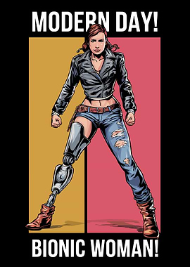 Amputee Woman Inspirational Bionic Woman Design