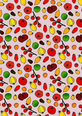 Heritage Tomato Pattern