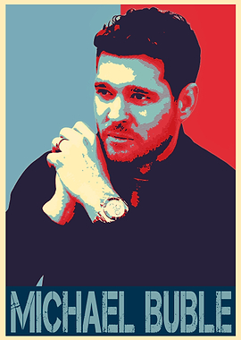 Michael Bublé Pop Art Poster
