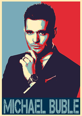 Michael Bublé Pop Art Poster
