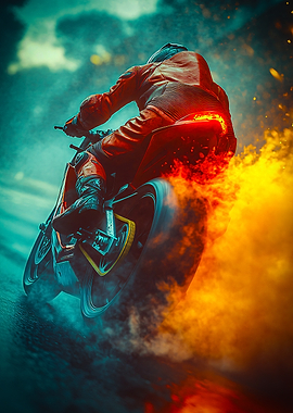 Motorcycle Smoke
