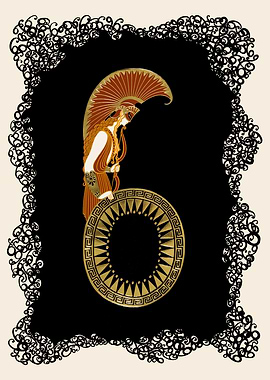 Erté - The Numerals Suite, The Number 5