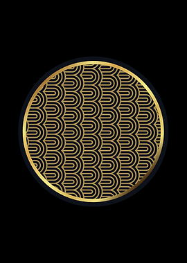 Gold Geometric Pattern