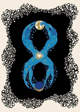 Erté - The Numerals Suite, The Number 8