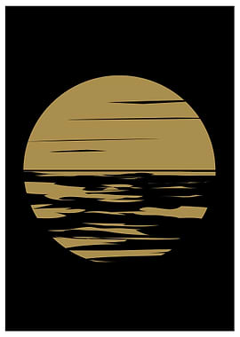 Sunset Minimalist Art