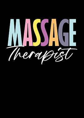 Massage Therapist Text Art