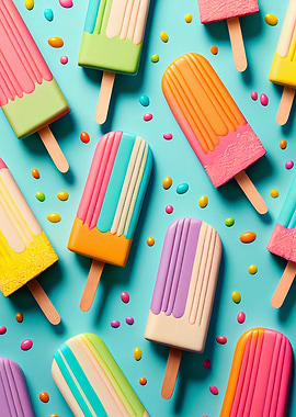 Colorful Popsicles
