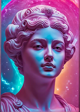 Neoclassical Bust in Space