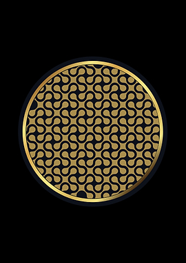 Gold Geometric Pattern