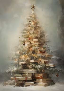 Christmas Tree of Books