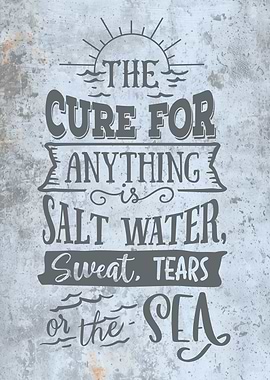 Beach House Wall Decor Salt Water Cure