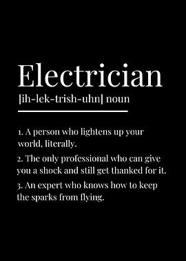 Funny Electrician Definition