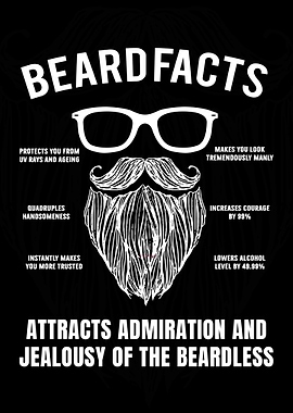 Beard Facts List Illustration