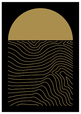 Abstract Gold Lines