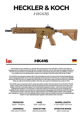 HK416 Assault Rifle