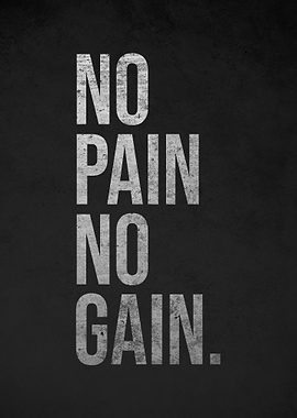 No Pain No Gain Poster