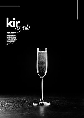 Kir Royale, Black and White