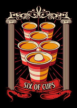 Six of Cups Beer Pong