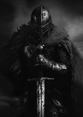 Dark Knight with Sword