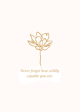 Golden Flower Quote