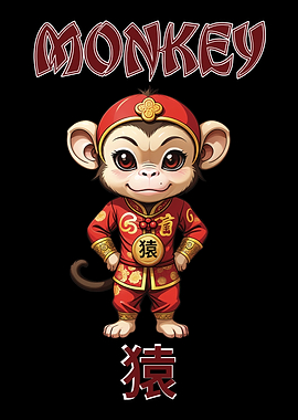 Chinese Zodiac Sign Monkey