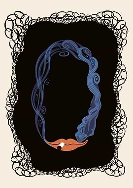 Erté - The Numerals Suite, The Number 0