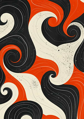 Abstract Swirl Pattern