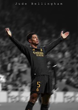 Jude Bellingham Soccer Poster