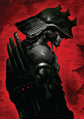 Samurai Warrior Art Print