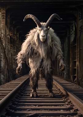 Pope Lick Monster Cryptid Goat Man Creature of Kentucky