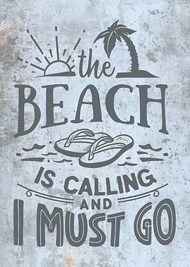 The Beach is Calling Wall Decor