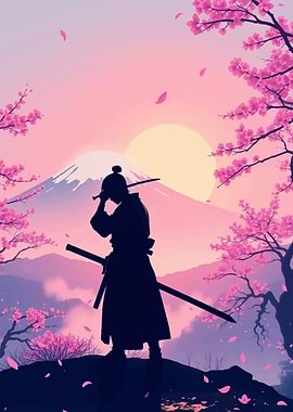 Ronin Samurai Silhouette