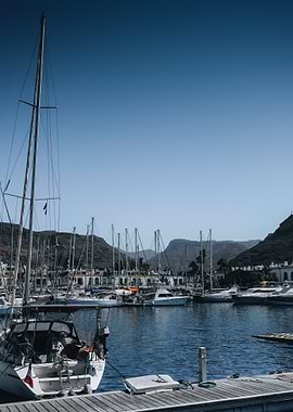 Marina with Sailboats
