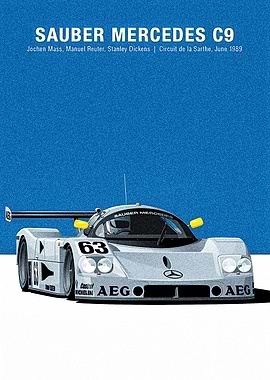 Sauber Mercedes C9 Race Car